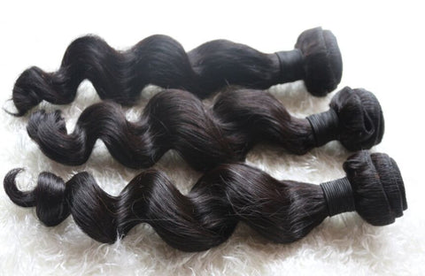 100% Remy Human Hair Extensions - Loose Wave